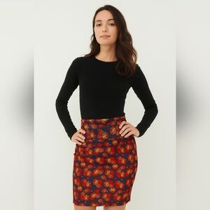 NWT Lularoe‎ Cassie Size Medium Watercolor Roses